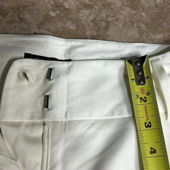 New York & Co pants ,white thicker classic straight, size 8 P  and sz  6P & 10P, - Picture 10 of 16